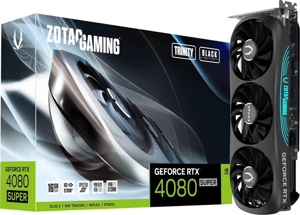 Karta graficzna GeForce RTX 4080 SUPER Trinity Black 16GB GDDR6X