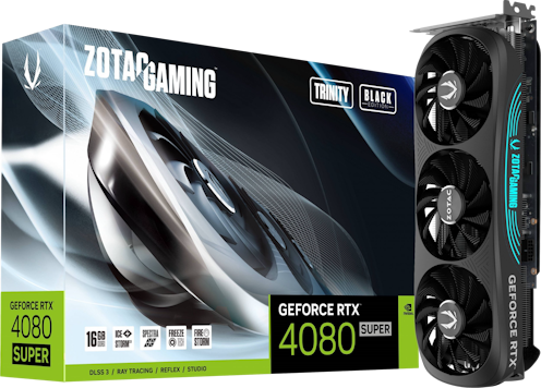 Karta graficzna Zotac GeForce RTX 4080 SUPER Trinity Black 16GB GDDR6X