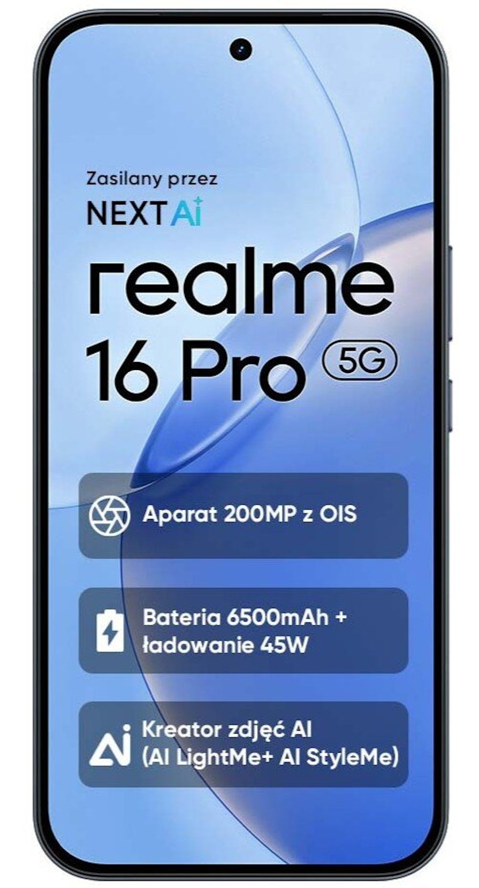 Smartfon realme 16 Pro 5G 8/256GB Szary
