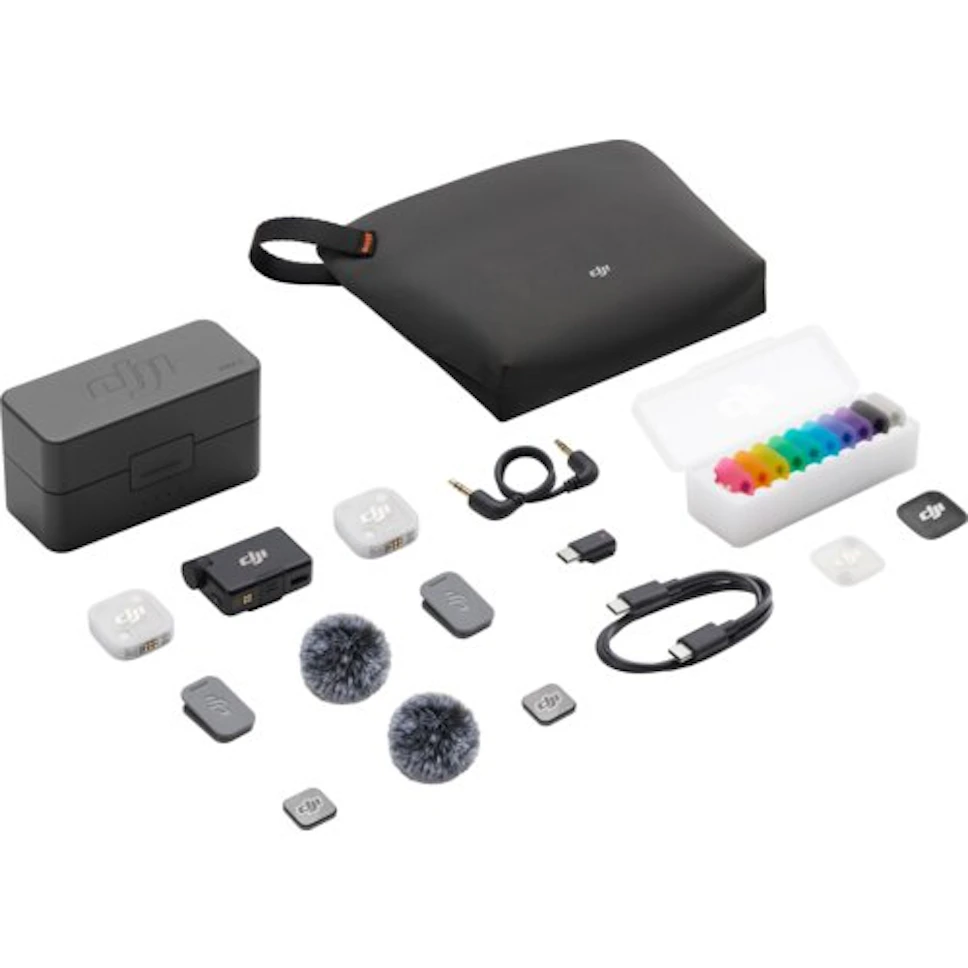 System bezprzewodowy DJI Mic Mini 2 (2 TX + 1 RX + Etui ładujące)