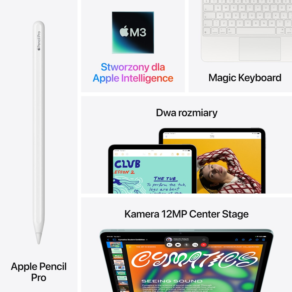Tablet Apple iPad Air 11" 7 gen. 2025 128 GB Wi-Fi Fioletowy Tablet Apple iPad Air 11" 7 gen. 2025 128 GB Wi-Fi Fioletowy