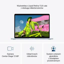 Laptop Apple MacBook Air 2026 13.6" Retina M5 24GB RAM 1TB SSD macOS Błękitny