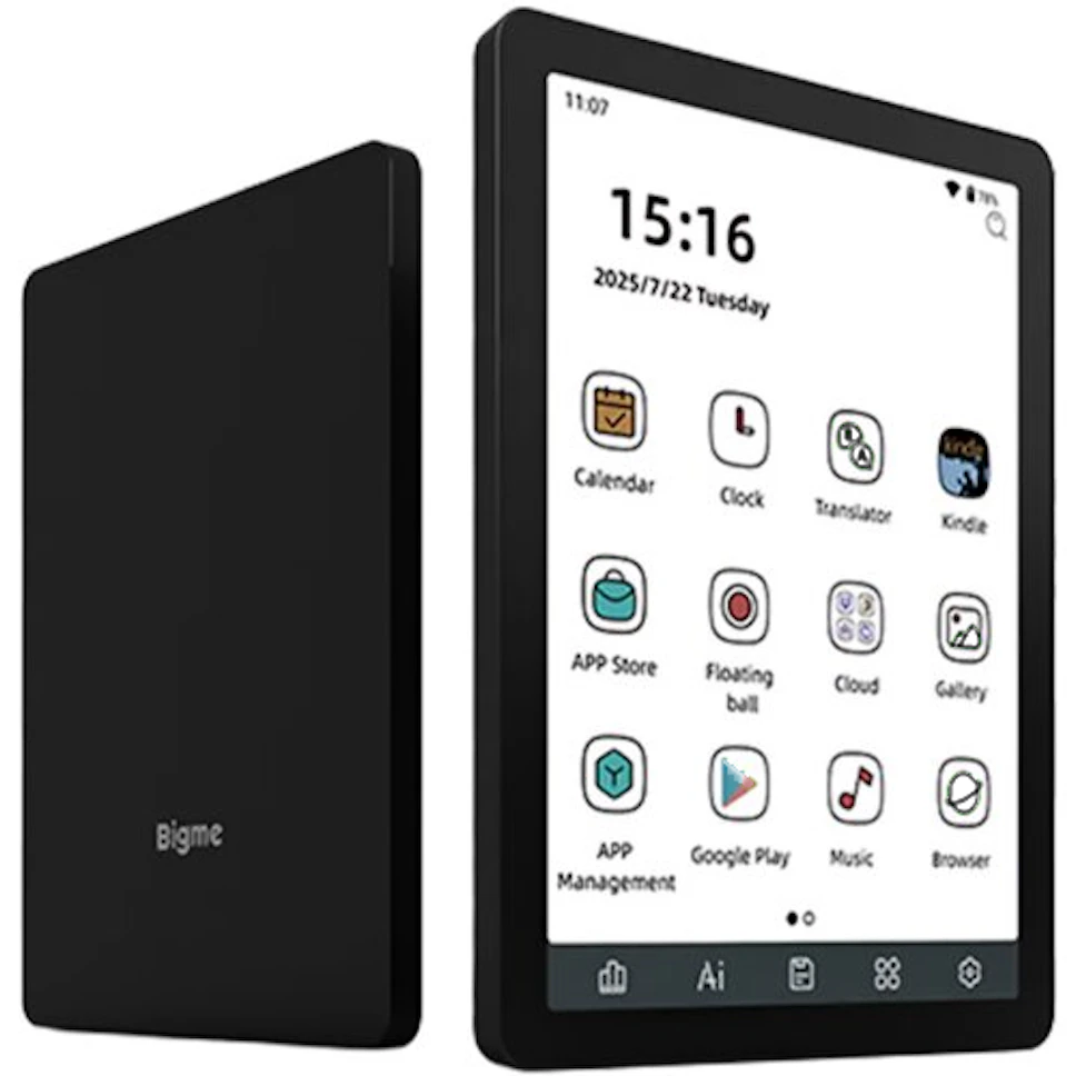 Czytnik e-booków BIGME B6 6" Czarny