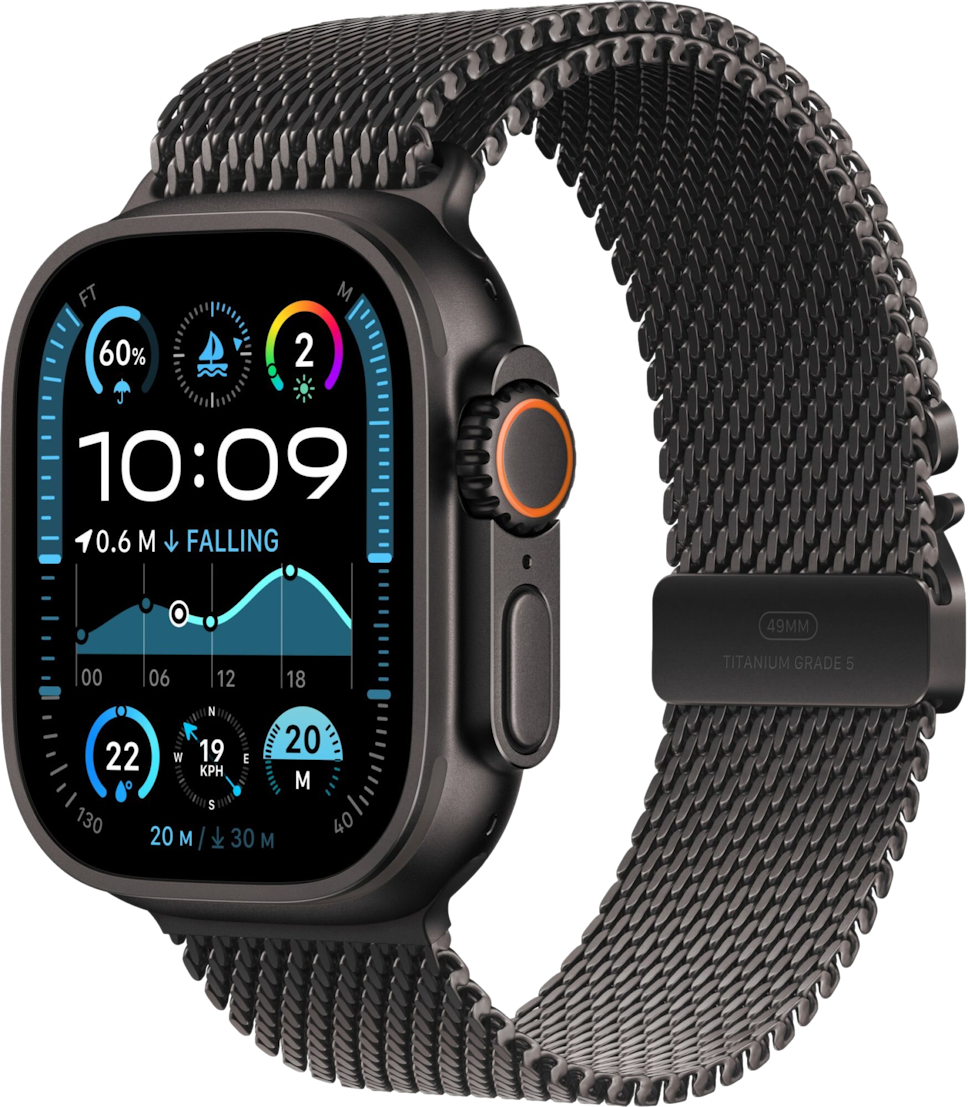 Apple Watch Ultra 2 GPS + Cellular 49mm Czarny z bransoletą mediolańską Apple Watch Ultra 2 GPS + Cellular 49mm Czarny z bransoletą mediolańską