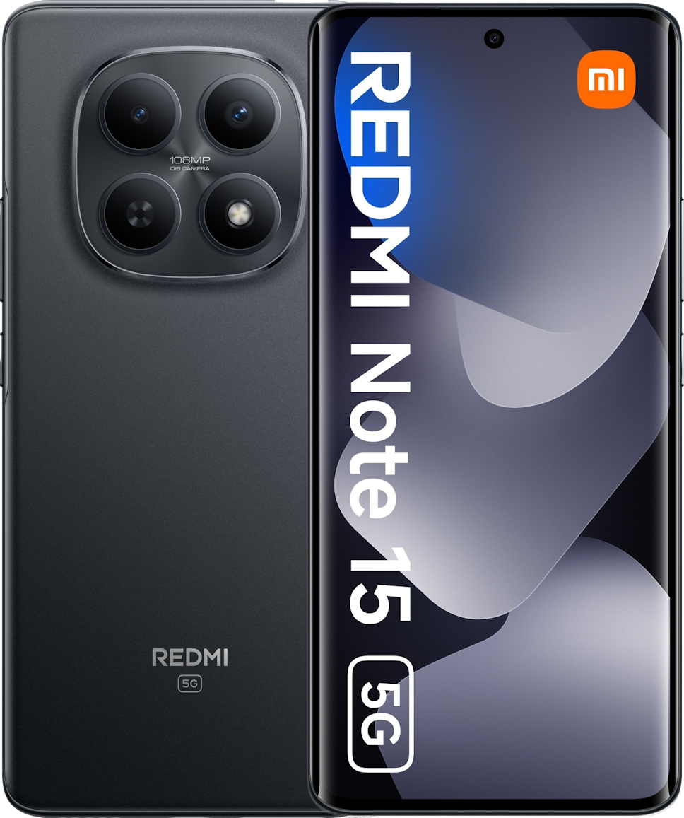 Smartfon XIAOMI Redmi Note 15 5G 6/128GB 6.77" 120Hz Czarny