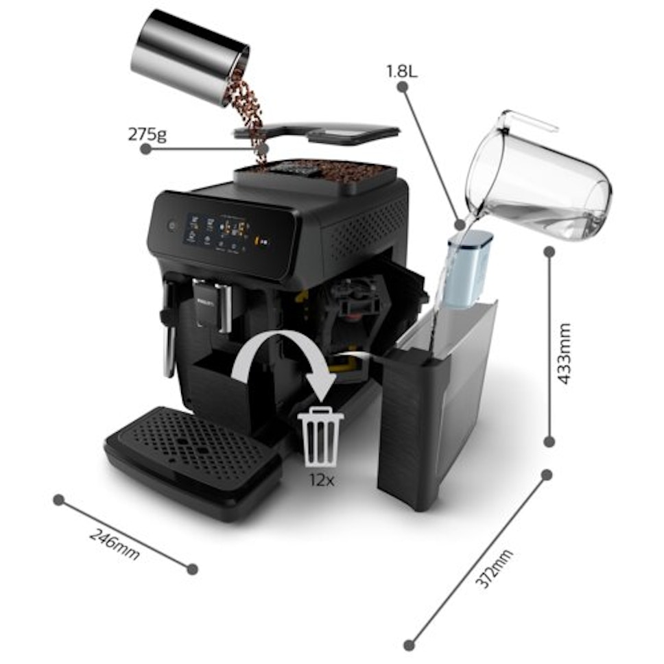 Ekspres PHILIPS 1200 EP1224/00 Ekspres PHILIPS 1200 EP1224/00