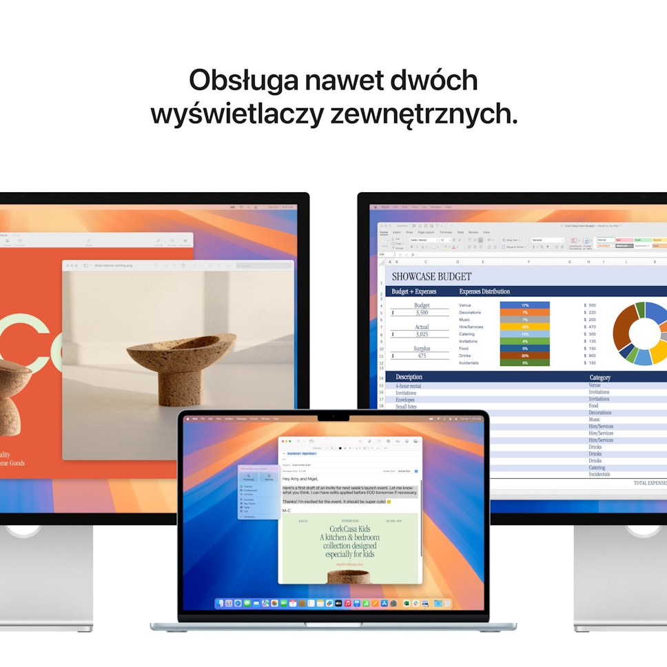 Laptop Apple MacBook Air 2025 15.3" Retina M4 16GB 256GB Błękitny