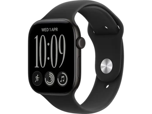 Apple Watch 12 GPS 42mm aluminium czarny pasek czarny