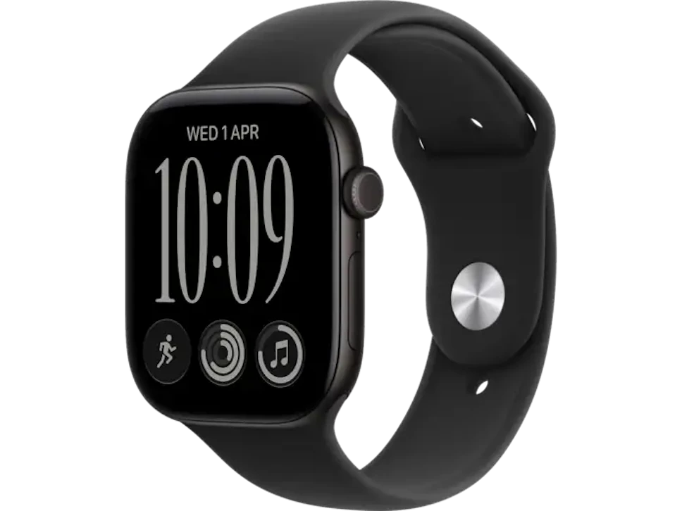 Apple Watch 12 GPS 42mm aluminium czarny pasek czarny