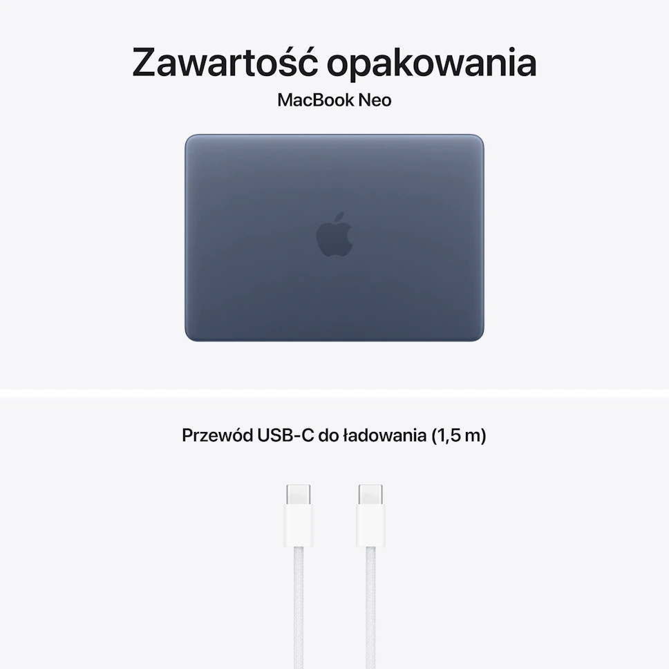 Laptop Apple MacBook Neo 2026 13" A18 Pro 8GB/512GB Indygo