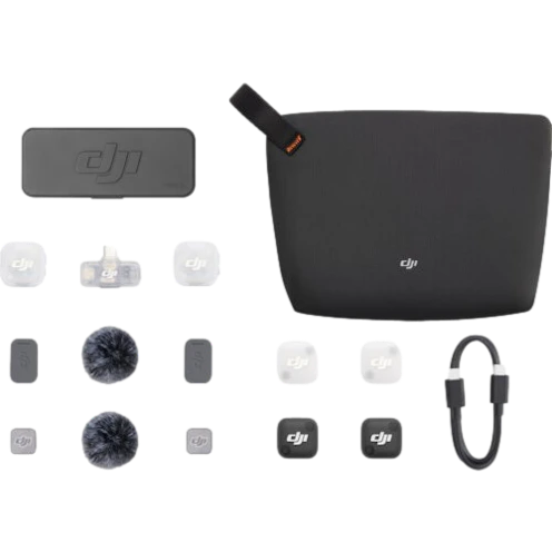 System bezprzewodowy DJI Mic Mini 2 (2 TX + 1 Mobile RX + Etui ładujące)
