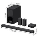 Soundbar SONY HT-S40R Czarny 5.1-kanałowy