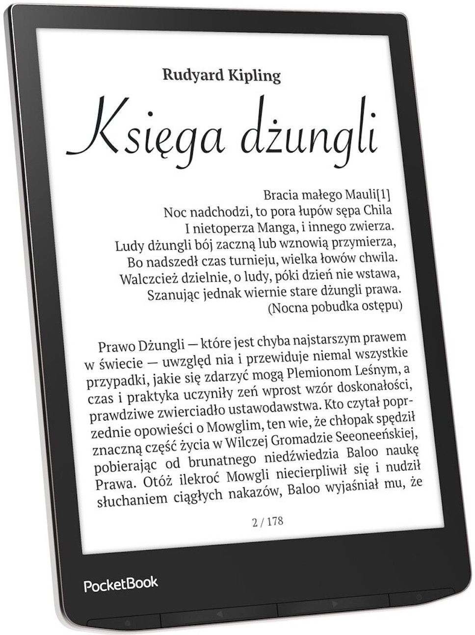 Czytnik e-booków POCKETBOOK 743 InkPad 4 7.8" Srebrny Czytnik e-booków POCKETBOOK 743 InkPad 4 7.8" Srebrny
