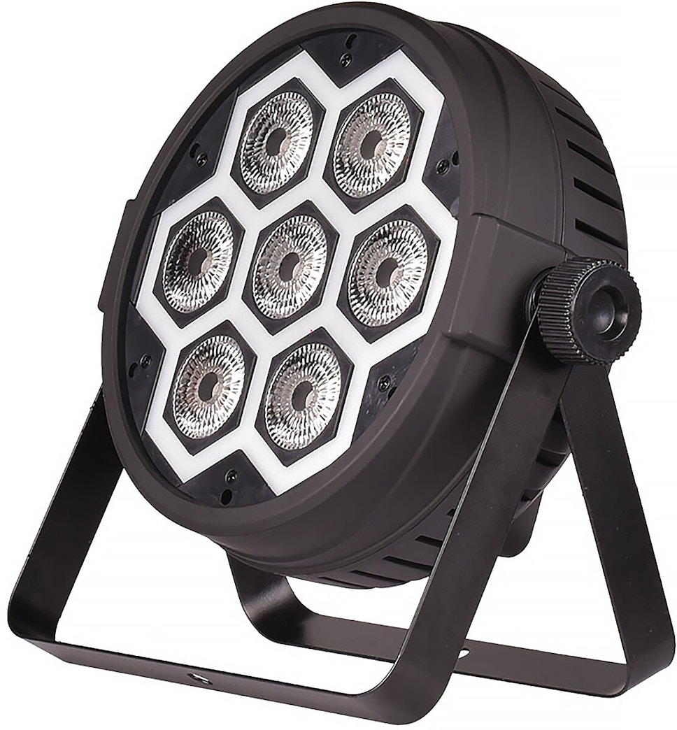 Reflektor LIGHT4ME Frame Par 7x12 LED RGBW Efekt Reflektor LIGHT4ME Frame Par 7x12 LED RGBW Efekt