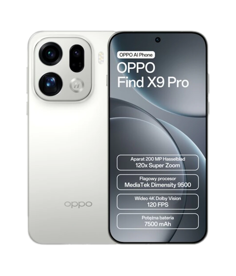Smartfon OPPO Find X9 Pro 5G 16/512 6.78" 120Hz Biały