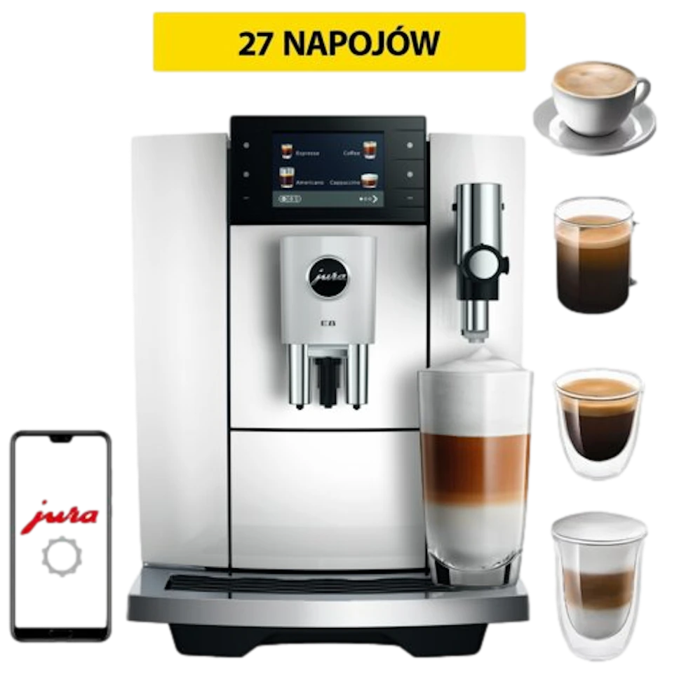 Ekspres JURA E8 Piano White 