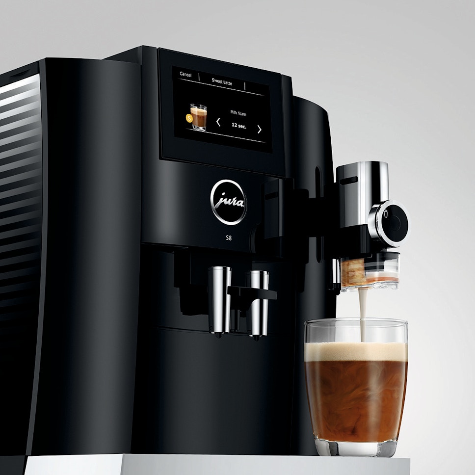 Ekspres JURA S8 Piano Czarny (EB) z systemem Sweet Foam Ekspres JURA S8 Piano Czarny (EB) z systemem Sweet Foam