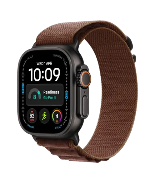 Apple Watch Ultra 4 GPS + Cellular 49mm Czarny opaska Alpine bordowa