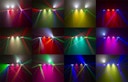 Zestaw oświetleniowy LED 2x Derby 2x Par Stroboskop BeamZ SHOWBAR
