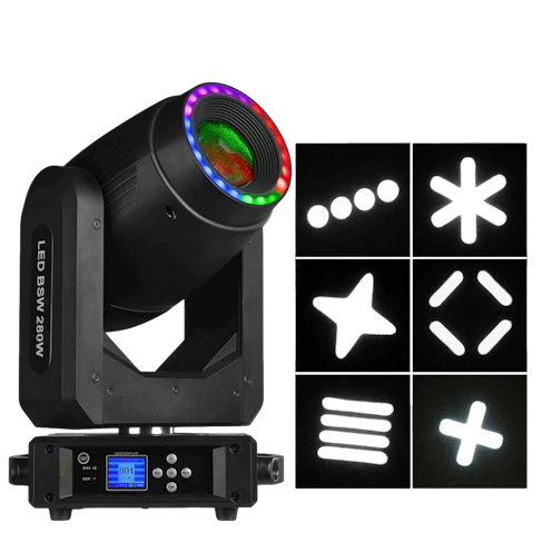LIGHT4ME LED BSW 280W głowica ruchoma hybryda beam spot wash