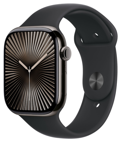 Smartwatch Apple Watch 10 GPS + Cellular 46mm Tytan Łupek