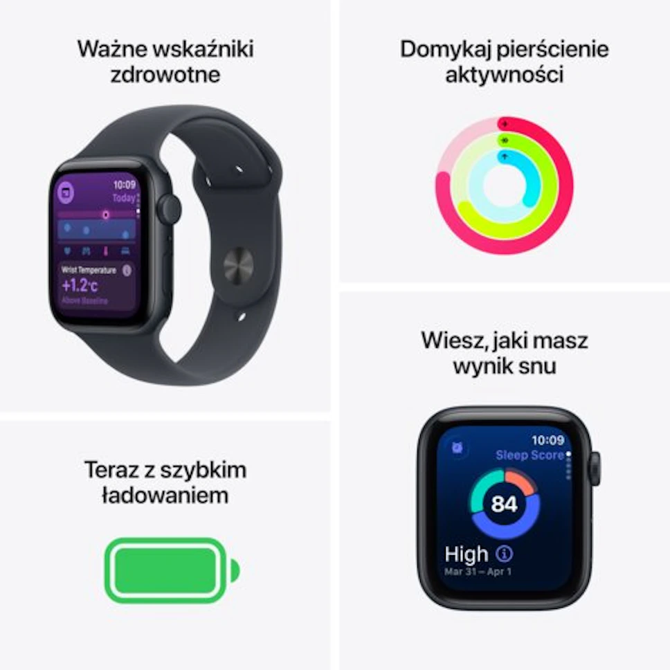 Apple Watch SE 3gen GPS + Cellular 44mm Północ