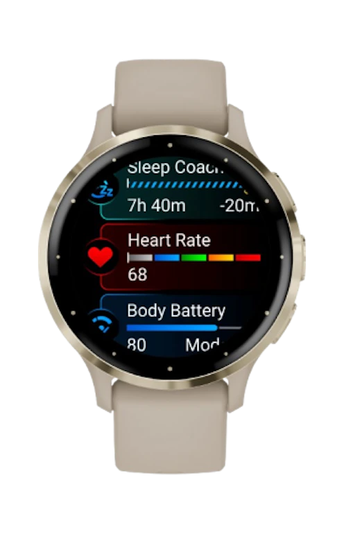 Smartwatch Garmin Venu 3s 41mm Kremowo-złoty