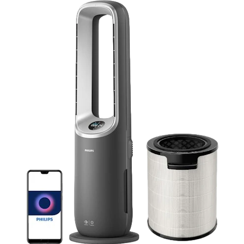 Oczyszczacz powietrza z wentylatorem PHILIPS AMF870/15 Air Performer z funkcją grzania Wi-Fi
