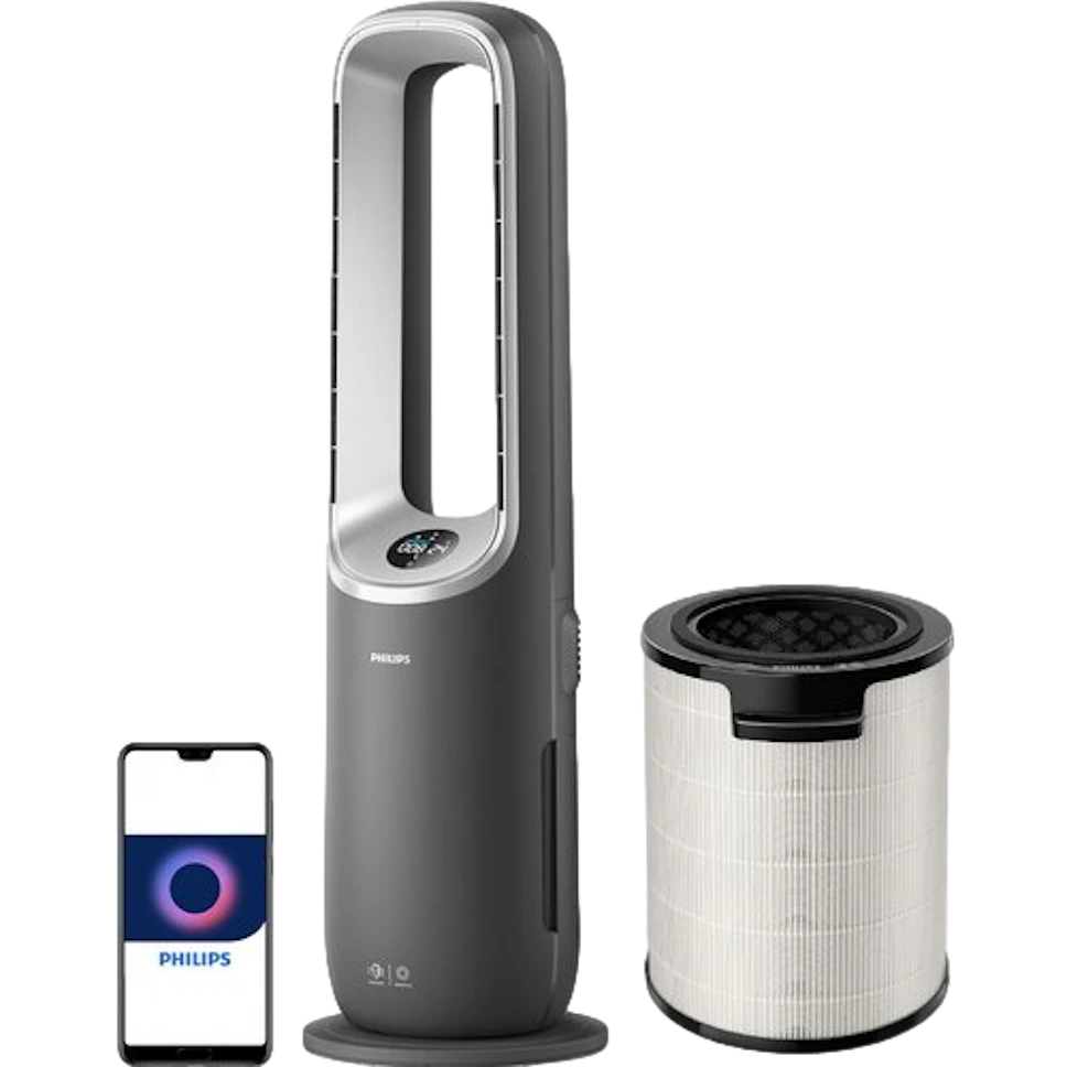 Oczyszczacz powietrza z wentylatorem PHILIPS AMF870/15 Air Performer z funkcją grzania Wi-Fi