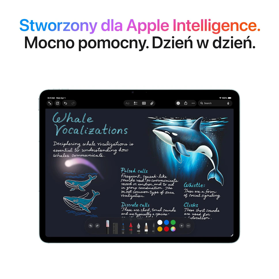 Tablet Apple iPad Air 11" 8 gen. 2026 128 GB 5G Wi-Fi Fioletowy