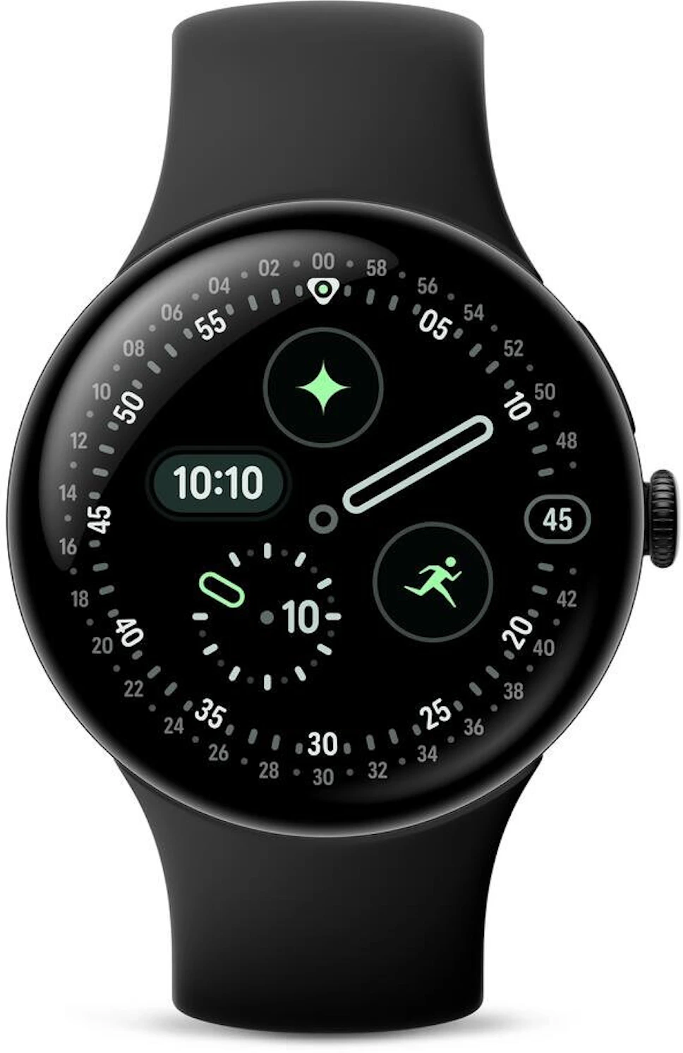 Smartwatch GOOGLE Pixel Watch 4 45mm Obsydian