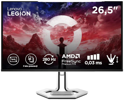 Monitor LENOVO Legion Pro 27Q-10 26.5" 2560x1440px 280Hz