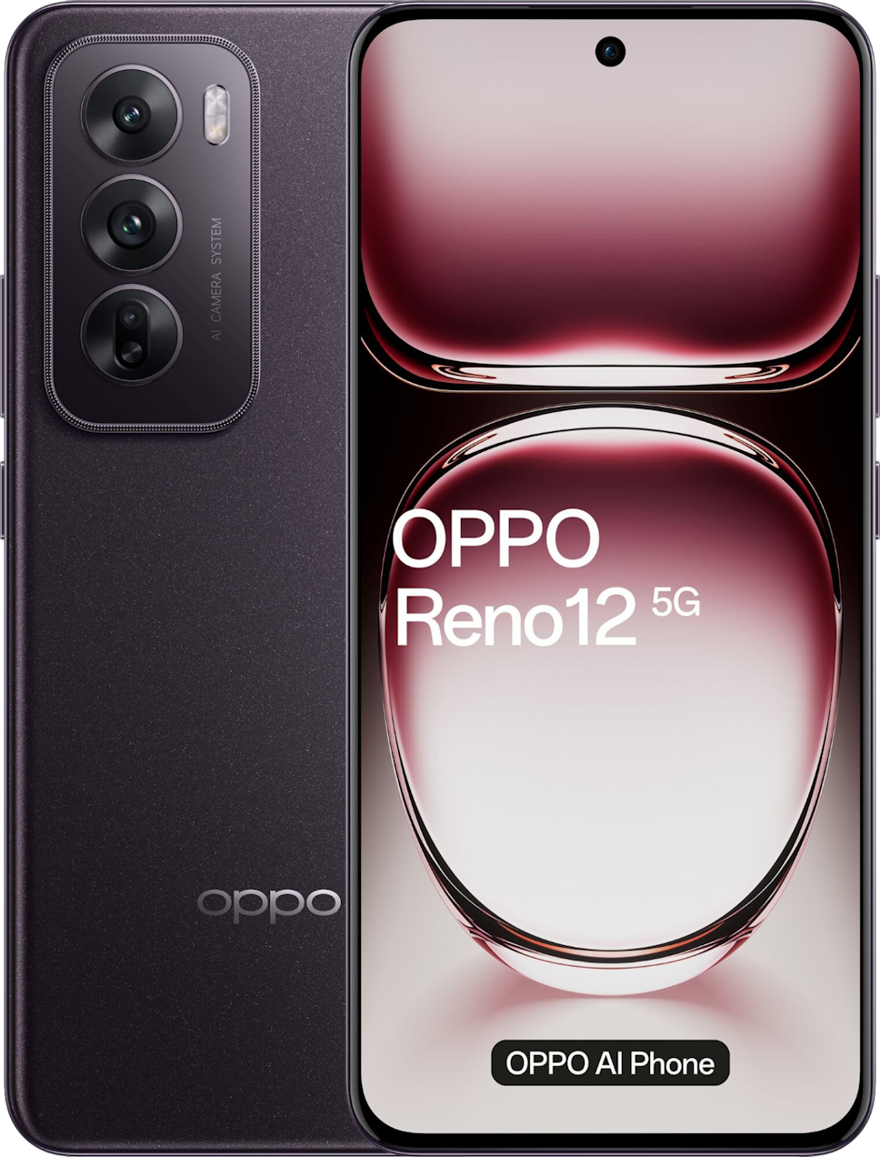 Smartfon OPPO Reno 12 5G 12/256GB Czarny Smartfon OPPO Reno 12 5G 12/256GB Czarny