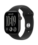 Apple Watch 12 GPS 46mm aluminium czarny pasek czarny