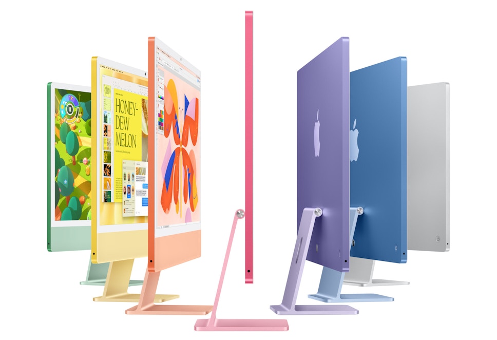 Komputer Apple iMac 23.5" M4 16GB RAM 512GB SSD Srebrny Komputer Apple iMac 23.5" M4 16GB RAM 512GB SSD Srebrny