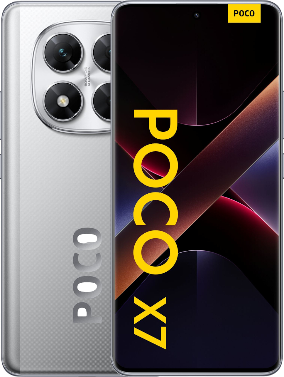 Smartfon XIAOMI Poco X7 5G 12/512GB Srebrny Smartfon XIAOMI Poco X7 5G 12/512GB Srebrny