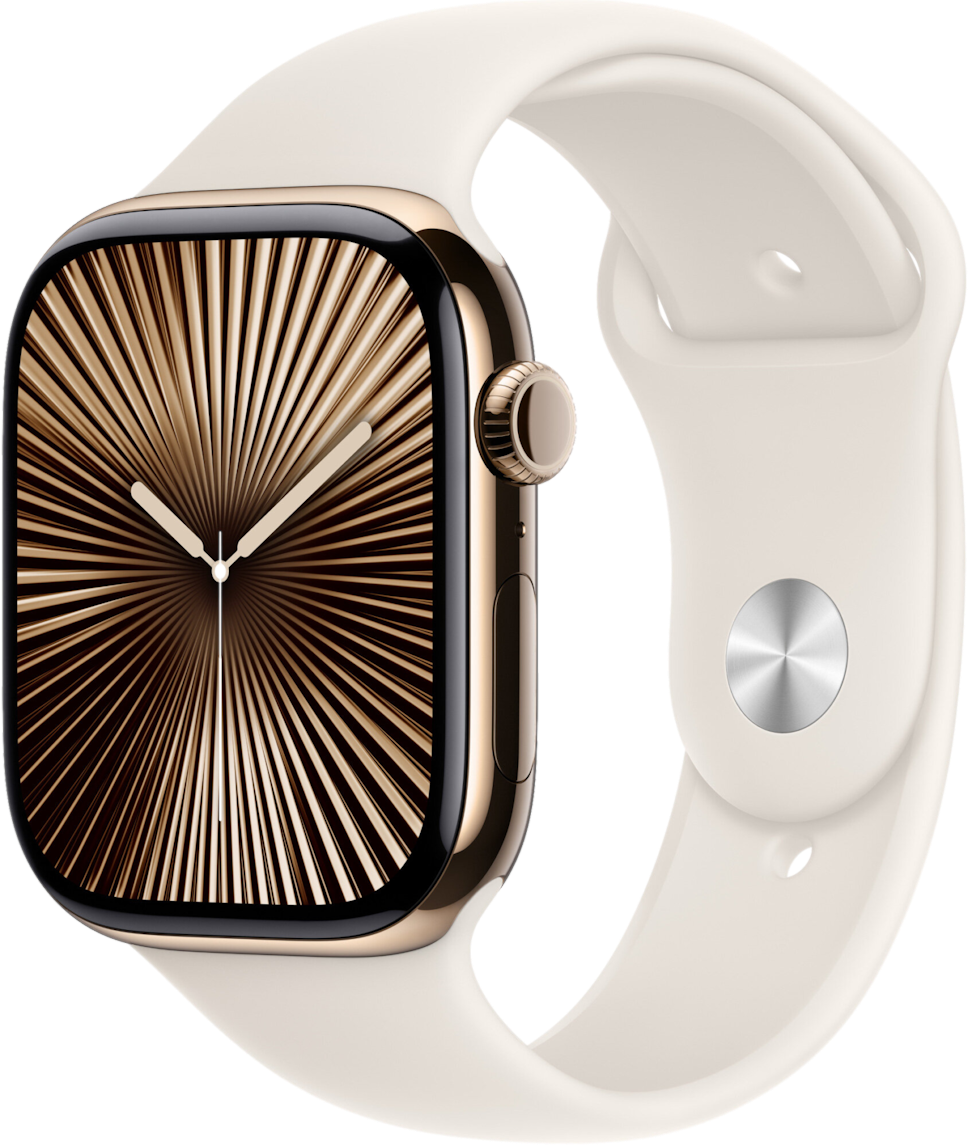 Apple Watch 10 GPS + Cellular 42mm Tytan Złoty Apple Watch 10 GPS + Cellular 42mm Tytan Złoty