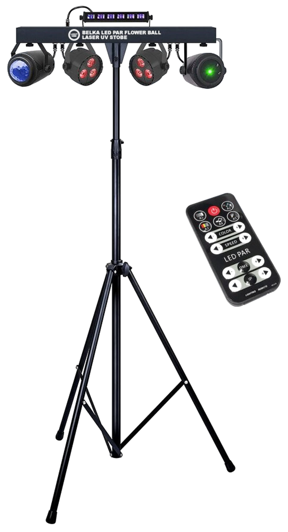 Belka LIGHT4ME LED Par Flower Ball Laser UV Strobe