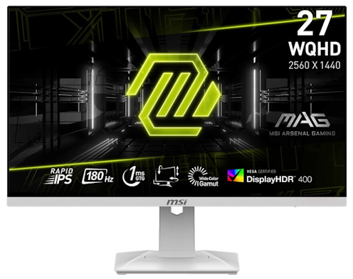 Monitor MSI MAG 274QRFW 27" 2560x1440px IPS 180Hz 1 ms