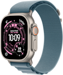 Apple Watch Ultra 3 49mm koperta tytanowa (naturalny) + pasek Alpine rozmiar L (jasnoniebieski)