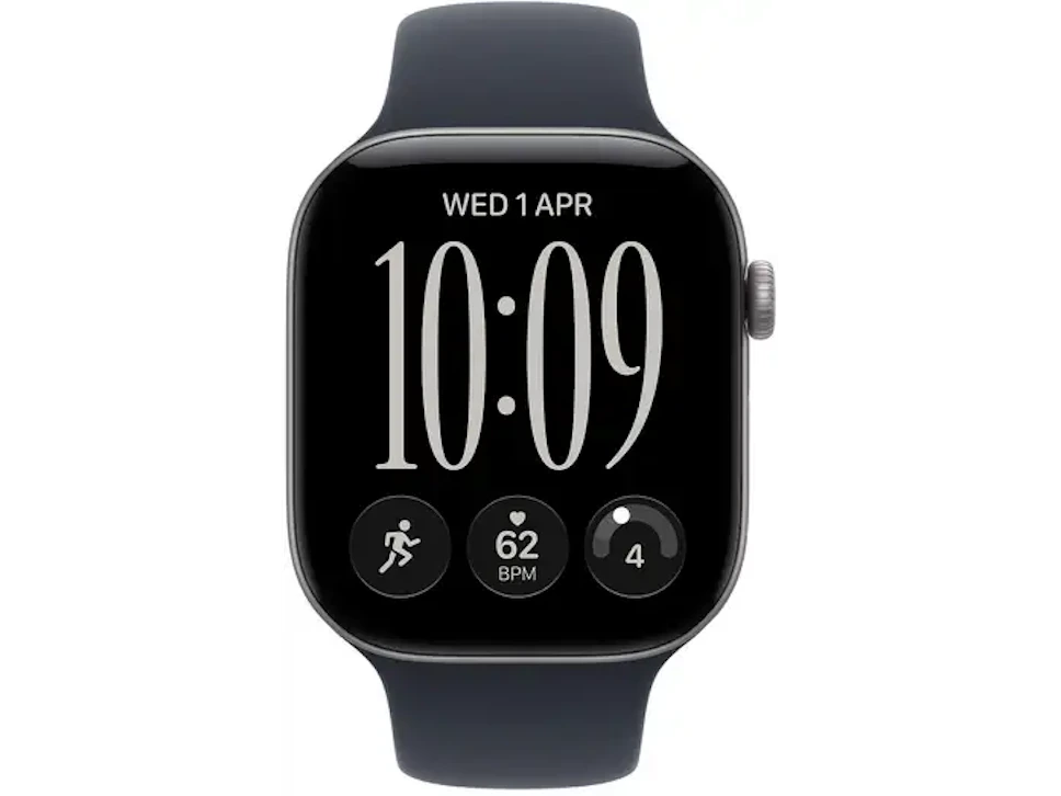 Apple Watch 12 GPS + Cellular 42mm aluminium gwiezdna szarość pasek granatowy