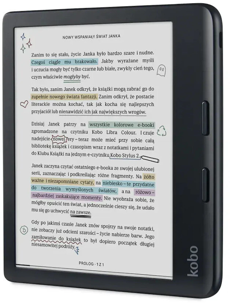 Czytnik e-booków KOBO Libra Colour 7" Czarny