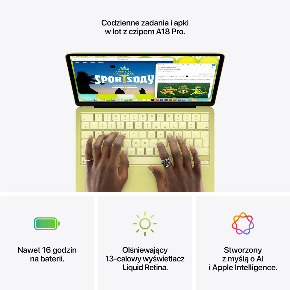 Laptop Apple MacBook Neo 2026 13" A18 Pro 8GB/256GB Subtelny róż