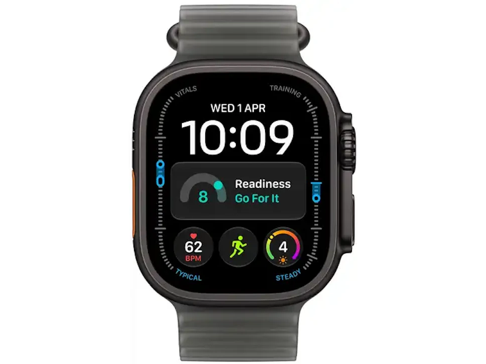Apple Watch Ultra 4 GPS + Cellular 49mm Czarny pasek Ocean półprzezroczysta czerń