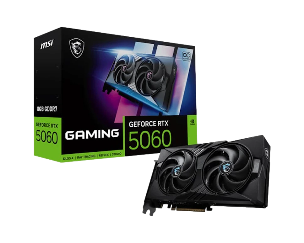 Karta graficzna MSI GeForce RTX 5060 Gaming OC 8GB GDDR7 DLSS4