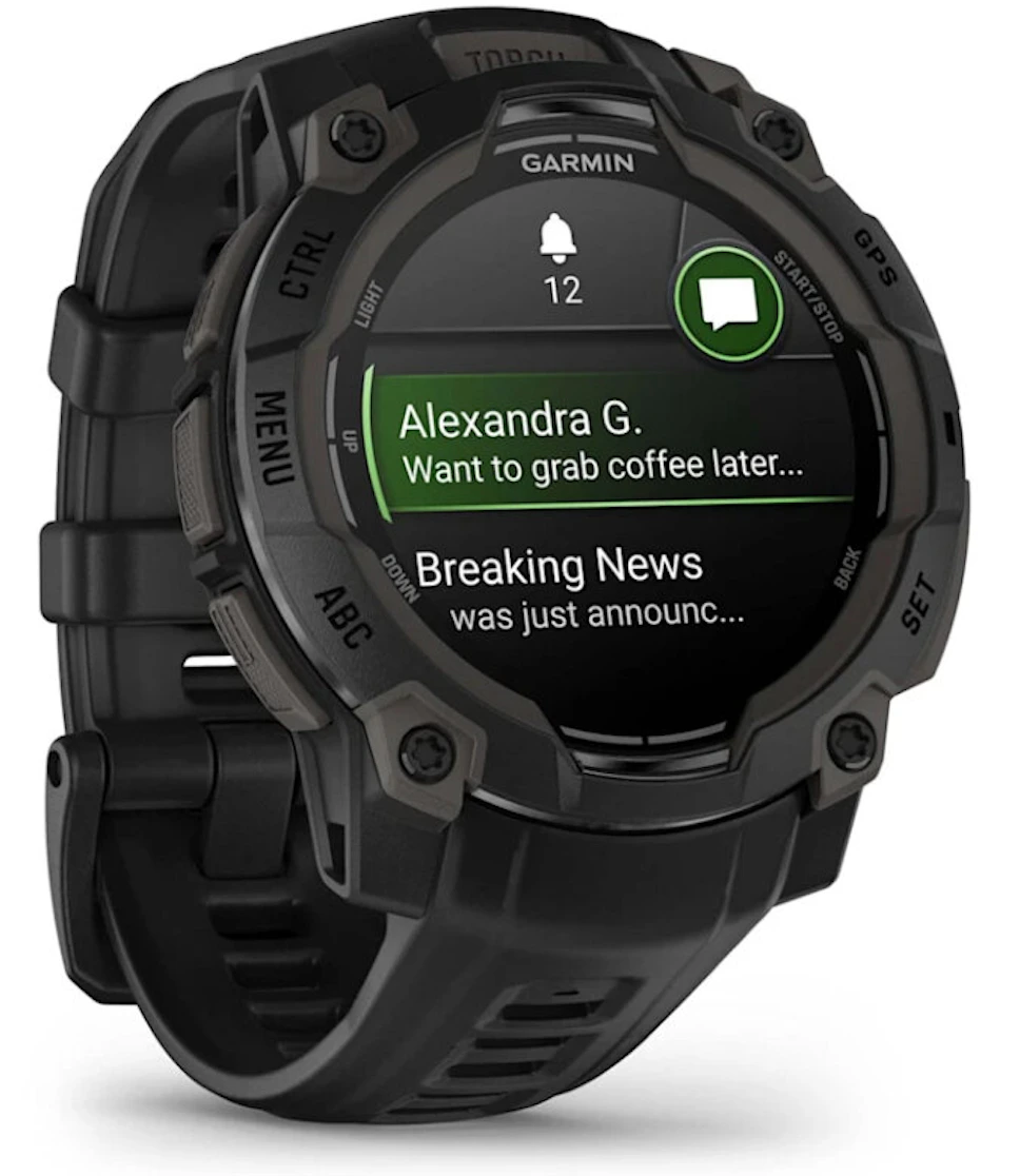 Smartwatch GARMIN Instinct 3 45mm Amoled Czarny
