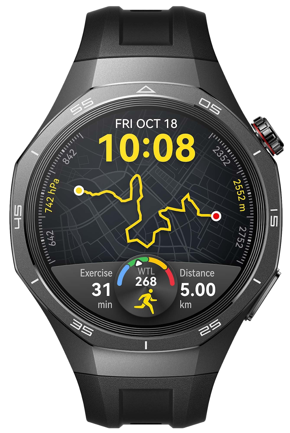 Smartwatch Huawei Watch GT 5 Pro Active 46mm Czarny Smartwatch Huawei Watch GT 5 Pro Active 46mm Czarny