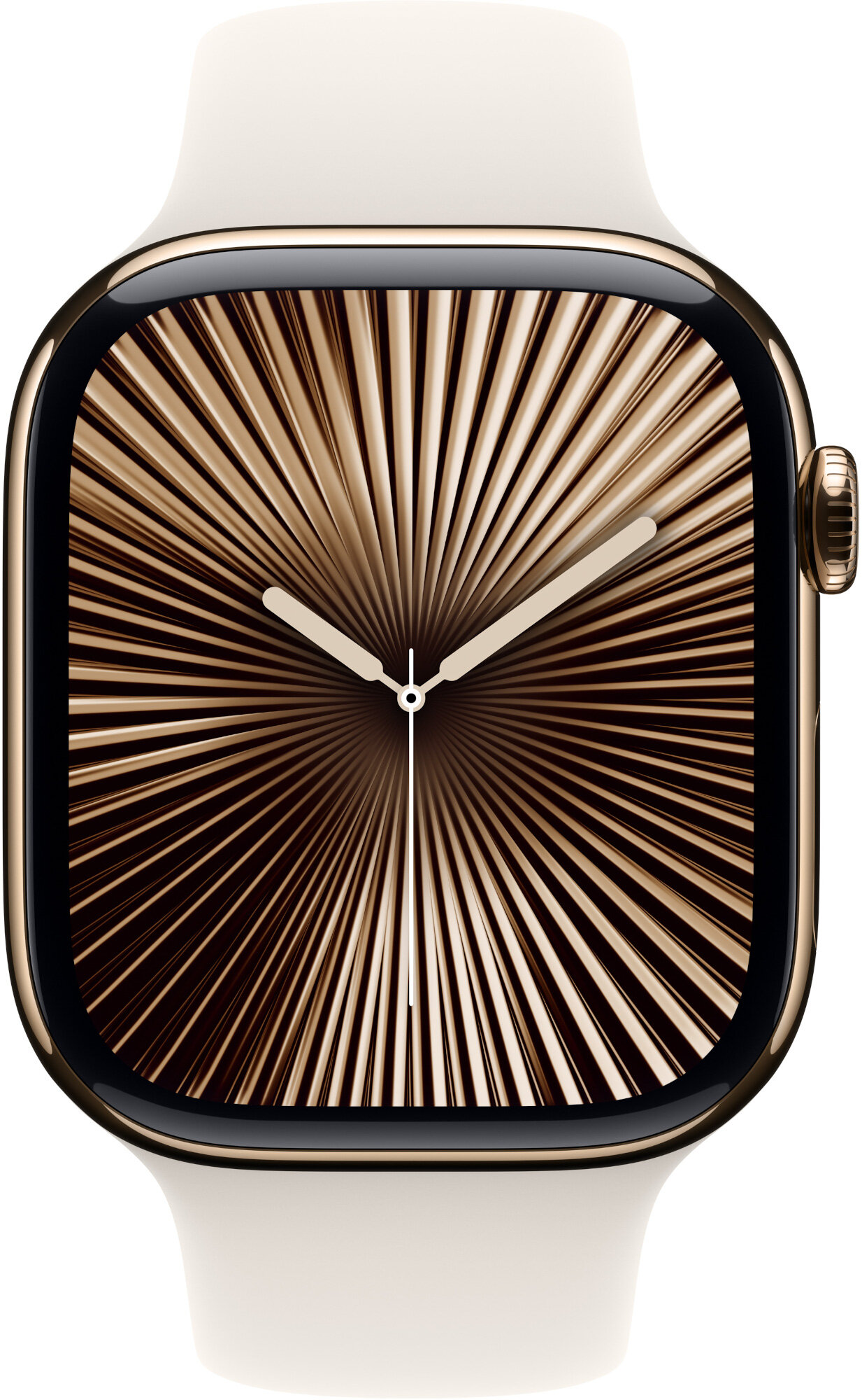 Apple Watch 10 GPS + Cellular 42mm Tytan Złoty | Wynajmij w