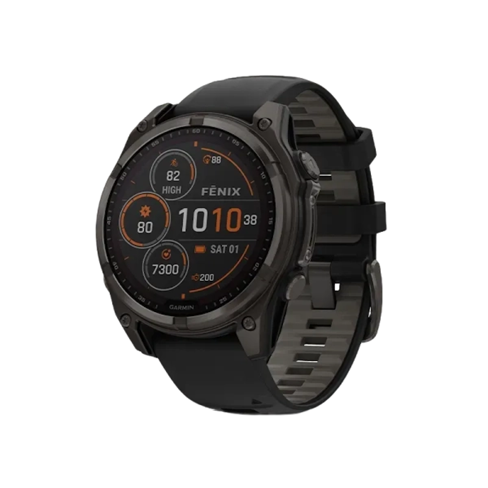 Zegarek sportowy Garmin Fenix 8 47mm Solar Sapphire Carbon