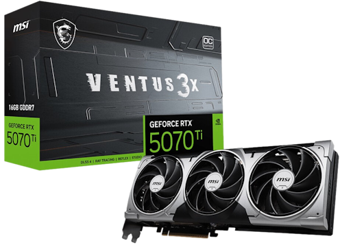 Karta graficzna MSI GeForce RTX 5070 Ti Ventus 3X OC 16GB